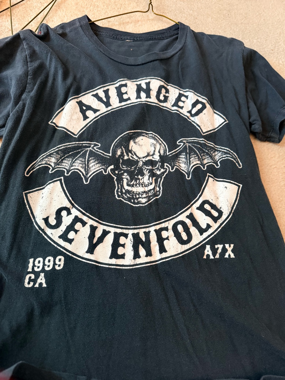 Avenged Sevenfold - vintage Black Graphic Tee